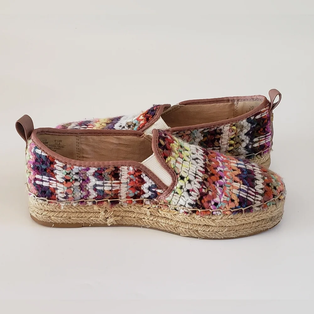 Sam Edelman Carrin Women's Multi colored Espadrille Size 7.5
